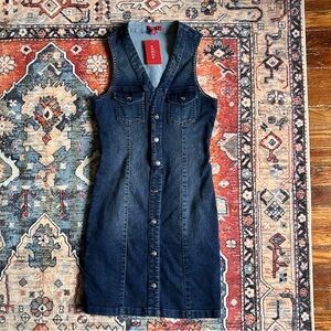 Guess Denim Button-Front Mini Dress – XS (New with Tags)